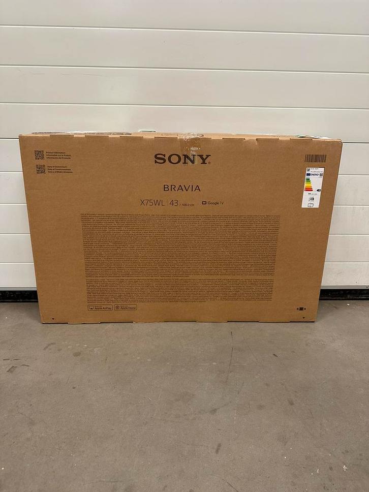 Sony Bravia 43” KD-43X75WL 4K Smart TV, Audio, Tv en Foto, Televisies, Nieuw, LED, 100 cm of meer, 4k (UHD), Sony, 50 Hz, Smart TV