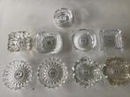 17 glazen asbakken aan spotprijzen, Antiek en Kunst, Ophalen of Verzenden