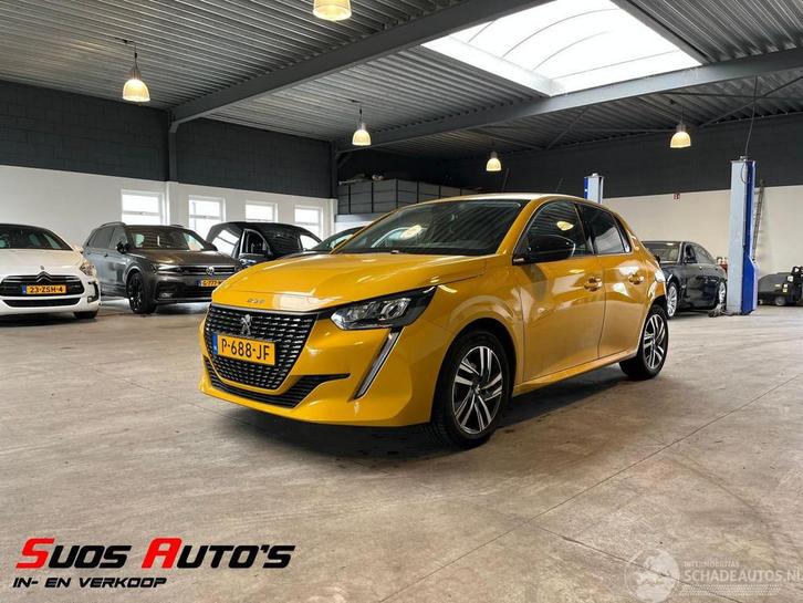 Peugeot 208 1.2 PureTech Allure 18.000 NAP! (bj 2022), Auto diversen, Ongevalwagen, Peugeot, Handgeschakeld, Benzine, Stadsauto