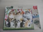 JUMBO CAT FAMILY LEGPUZZEL VAN 500 STUKJES, Ophalen of Verzenden, 500 t/m 1500 stukjes, Zo goed als nieuw, Legpuzzel