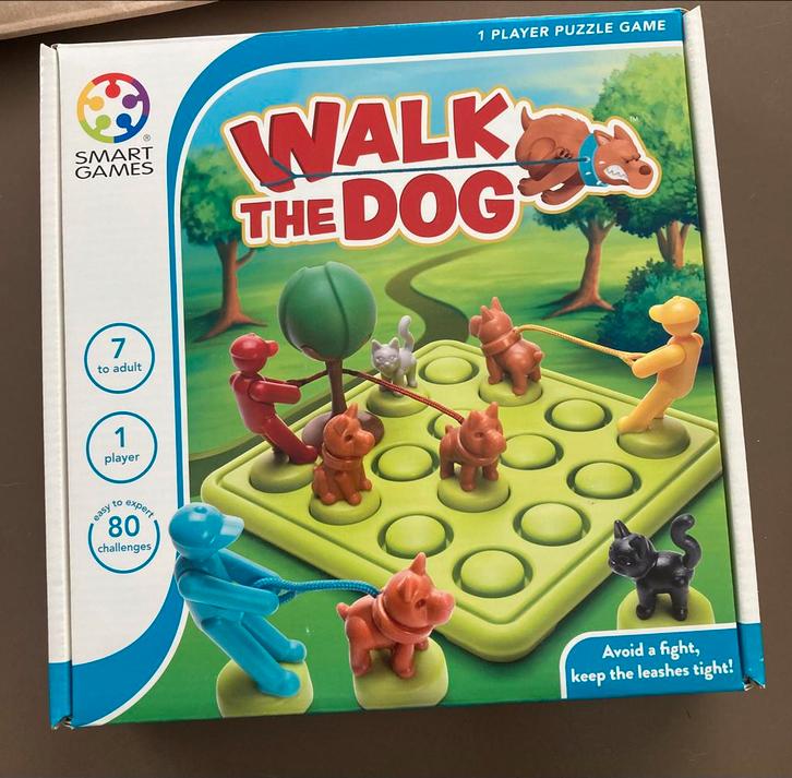 Walk the dog van SmartGames denkspel, Hobby en Vrije tijd, Denksport en Puzzels, Zo goed als nieuw, Ophalen of Verzenden