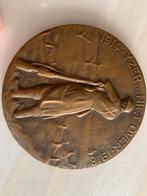 Militaire medaille 1914-1918 Yzer Niet Over, Ophalen of Verzenden, Brons