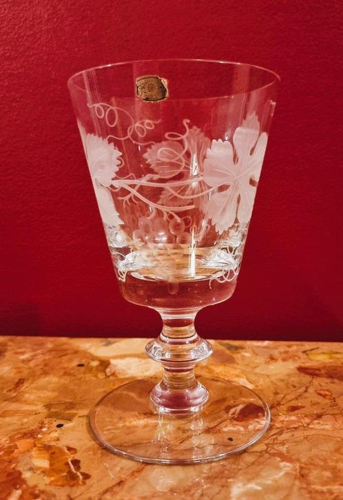 Grote kelk in Kristal - Val Saint Lambert, Antiek en Kunst, Antiek | Glaswerk en Kristal, Ophalen of Verzenden