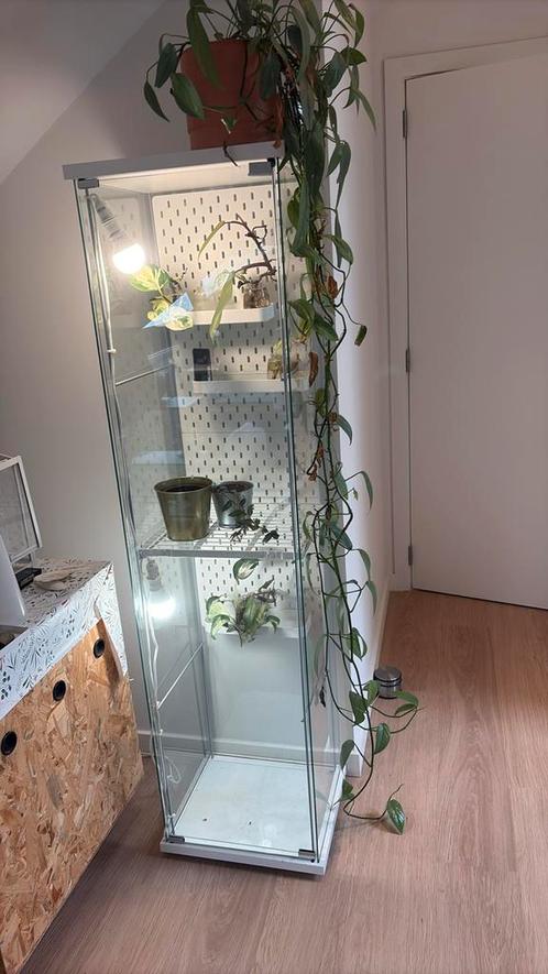 Ikea Detolf, Huis en Inrichting, Kasten | Vitrinekasten, Zo goed als nieuw, Ophalen