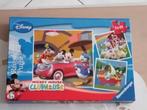 Puzzel Disney Mickey Mouse, Ophalen, 10 tot 50 stukjes, Zo goed als nieuw, 4 tot 6 jaar
