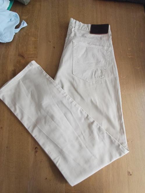 Deer Island - beige broek (mt 34), Kleding | Heren, Broeken en Pantalons, Zo goed als nieuw, Maat 46 (S) of kleiner, Beige, Ophalen of Verzenden