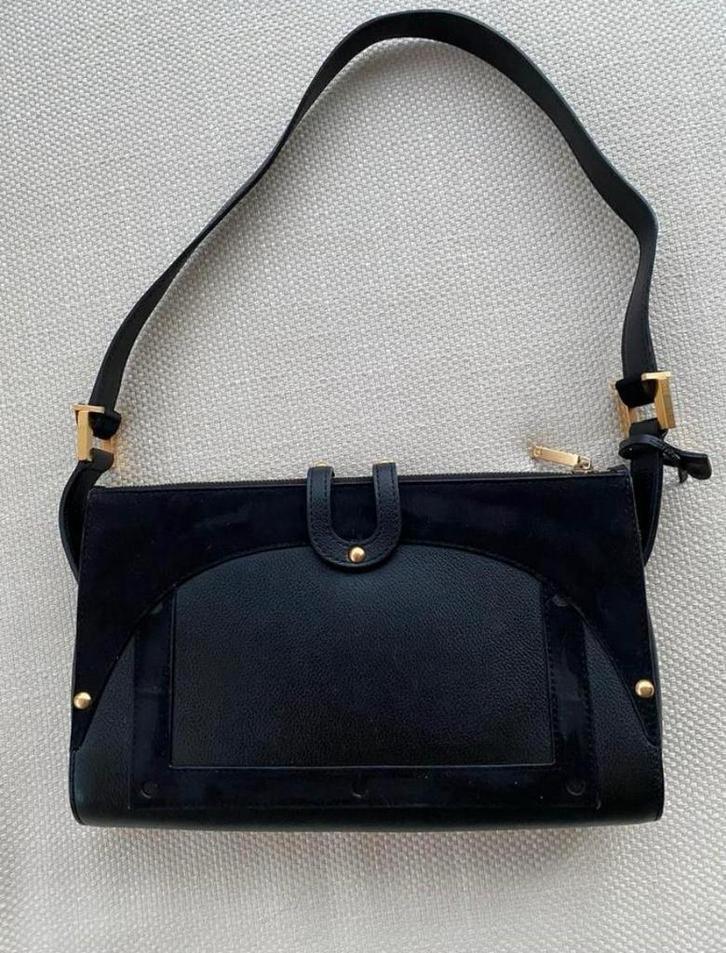 Delvaux handtas - Model Alice, Handtassen en Accessoires, Tassen | Damestassen, Zo goed als nieuw, Handtas, Zwart, Ophalen
