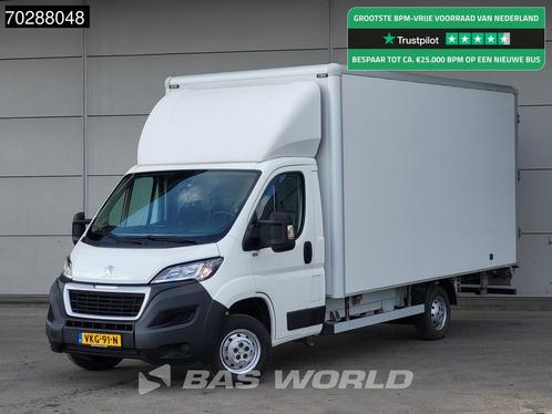 Peugeot Boxer 165PK Bakwagen Achterdeuren Navi Airco Cruise, Auto's, Bestelwagens en Lichte vracht, Bedrijf, Te koop, Achteruitrijcamera