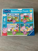 4 puzzels Peppa pig in a box 12-16-20 en 24 stuks Leeftijd+3, Kinderen en Baby's, Speelgoed | Kinderpuzzels, Ophalen of Verzenden
