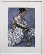 "Ballerina" Origineel impressionistisch schilderij, Antiek en Kunst, Kunst | Schilderijen | Modern, Verzenden