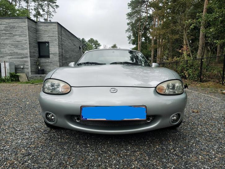 Mazda MX-5 - 1.6 - 1999, Auto's, Mazda, Particulier, MX-5, Airbags, Bluetooth, Lederen bekleding, Open dak, Radio, Benzine, Euro 2