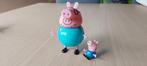 Peppa pig: George en papa pig, Ophalen of Verzenden, Zo goed als nieuw