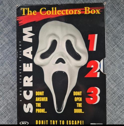Scream 1, 2,3   the Collectors Box  (1996, 1997, 2000), Cd's en Dvd's, Dvd's | Horror, Zo goed als nieuw, Ophalen of Verzenden