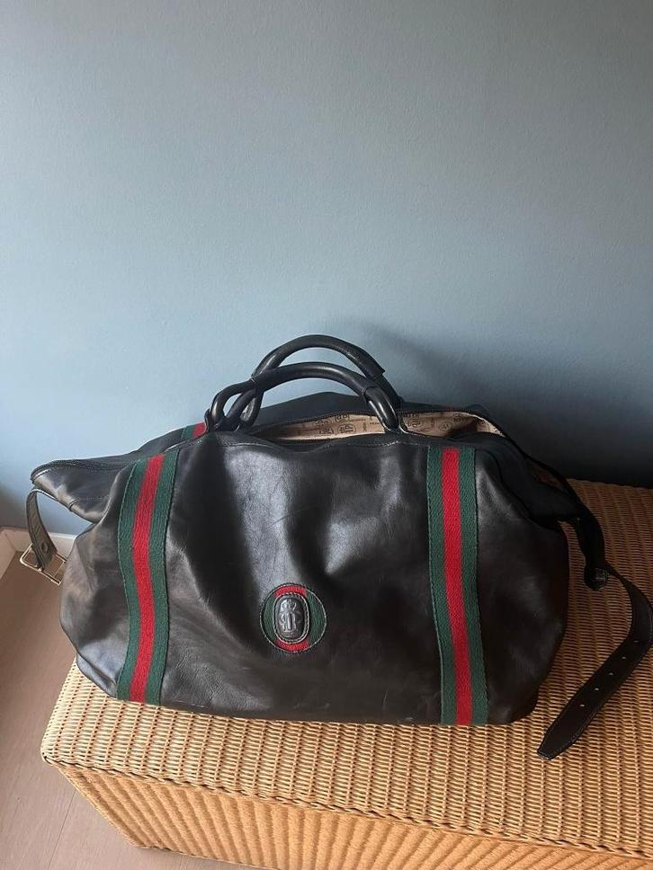 Sac de voyage en cuir Vintage Principe, Bijoux, Sacs & Beauté, Sacs | Sacs de voyage & Petits Sacs de voyage, Utilisé, Noir, Enlèvement ou Envoi