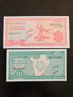 10,20 francs Burundi 2007 jaar set UNC, Postzegels en Munten, Ophalen of Verzenden, Burundi, Setje