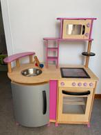 Speelkeuken in hout, Kinderen en Baby's, Speelgoed | Speelkeukens, Ophalen, Gebruikt, Hout, Speelkeuken