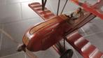 Avion vintage en bois 85cm x 77cm x 32cm, Antiquités & Art, Enlèvement