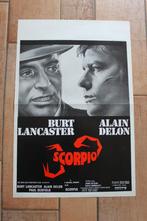 filmaffiche Alain Delon Scorpio 1973 filmposter, Collections, Posters & Affiches, Enlèvement ou Envoi, Rectangulaire vertical