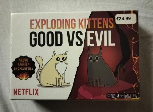 Exploding kittens good vs evil Nieuw en ongeopend, Hobby en Vrije tijd, Gezelschapsspellen | Bordspellen, Nieuw, Ophalen of Verzenden