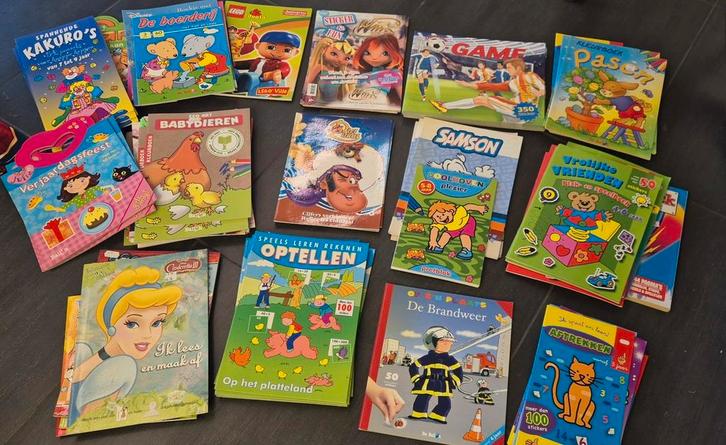 Meer dan 80 stickerboeken, doeboeken, rekenboeken,... nieuw!, Boeken, Kinderboeken | Baby's en Peuters, Nieuw, Ophalen