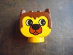 Lego Duplo Figure Head Animal Barnaby Bear (zie foto's) 2, Duplo, Briques en vrac, Utilisé, Enlèvement ou Envoi