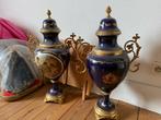 Vazen kobaltblauw op voet 2 stuks Groot, Antiquités & Art, Antiquités | Vases, Enlèvement