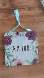kleine canvas met bloemen, Huis en Inrichting, Woonaccessoires | Schilderijen, Tekeningen en Foto's, Ophalen, Nieuw