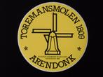 autocollant Toremansmolen 1809 - Arendonk - vieux moulin, Collections, Autres types, Enlèvement ou Envoi, Neuf