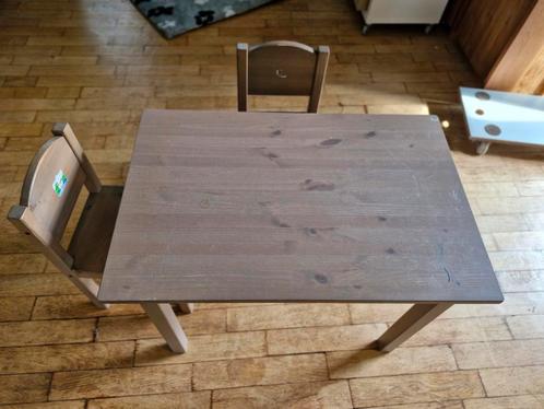 IKEA sundvik kindertafel + 2 stoelen (ophalen in brugge), Kinderen en Baby's, Kinderkamer | Tafels en Stoelen, Stoel(en), Ophalen