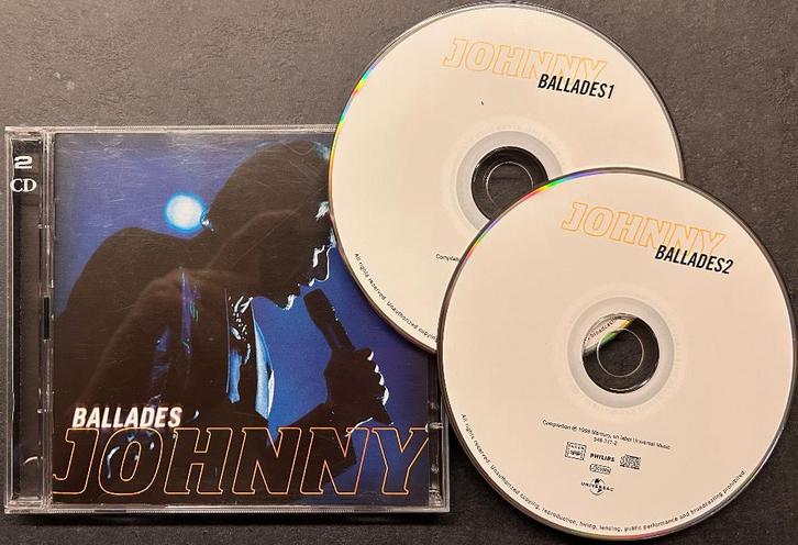 JOHNNY HALLYDAY - Ballades ( 2CD ), Cd's en Dvd's, Cd's | Franstalig, Zo goed als nieuw, Verzenden