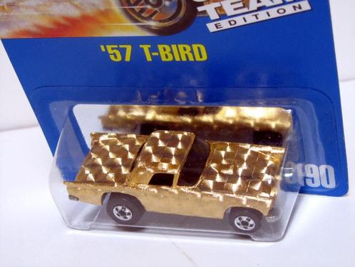 '57 Ford T-Bird Hot Wheels #190 Blackwall Gleam Team (1991), Hobby & Loisirs créatifs, Voitures miniatures | Échelles Autre, Neuf