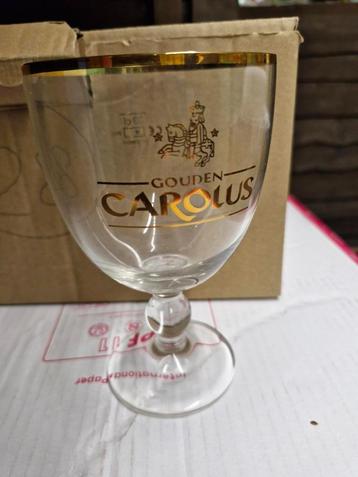 6 GOUDEN CAROLUS BIERGLAZEN - BROUWERIJ HET ANKER MECHELEN