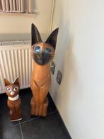 Houten katten, Ophalen, Zo goed als nieuw, Dier