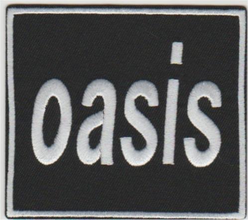 Oasis stoffen opstrijk patch embleem #2, Verzamelen, Muziek, Artiesten en Beroemdheden, Nieuw, Kleding, Verzenden