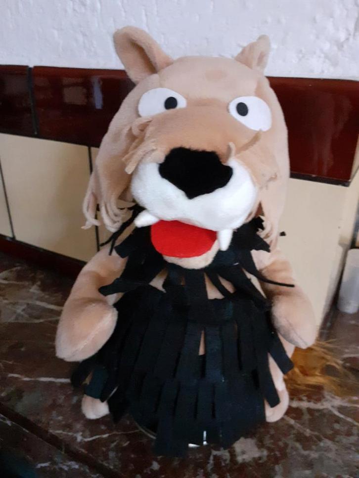 Bor de Wolf fabeltjeskrant handpop poppenkastpop, Verzamelen, Poppen, Ophalen of Verzenden