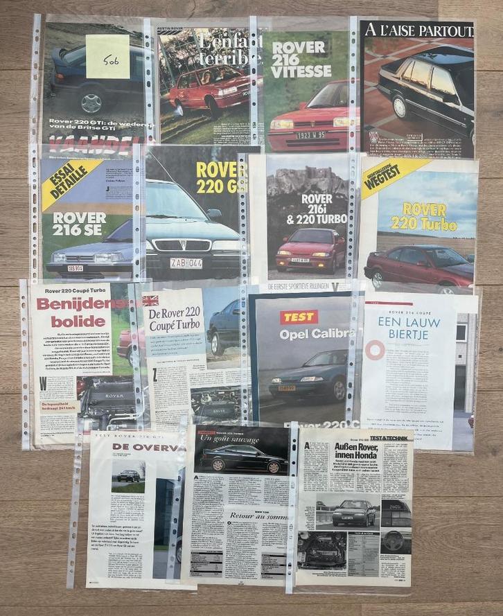 ROVER 200 SERIES - ARTIKELS, Boeken, Auto's | Folders en Tijdschriften, Ophalen of Verzenden