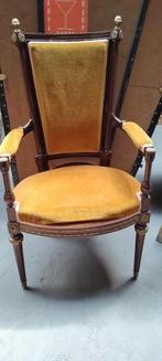 Vintage stoel zetel Louis XVI stijl antiek leuning kasteel, Antiek en Kunst, Ophalen of Verzenden