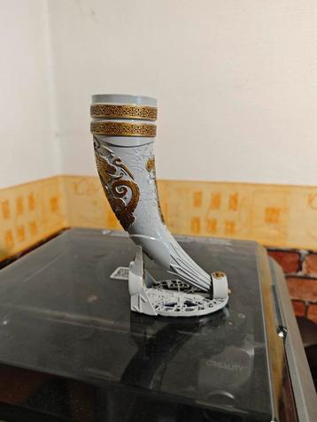 Impression 3d résine Cornes Viking avec support, Enlèvement ou Envoi, Neuf