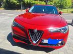 Stelvio full options boîte auto super état, Auto's, Alfa Romeo, Automaat, Zwart, Leder, Diesel