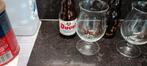 2 duvel glaasjes apero en vintageplus 2 oude flesjes duvel 1, Verzamelen, Ophalen of Verzenden, Zo goed als nieuw