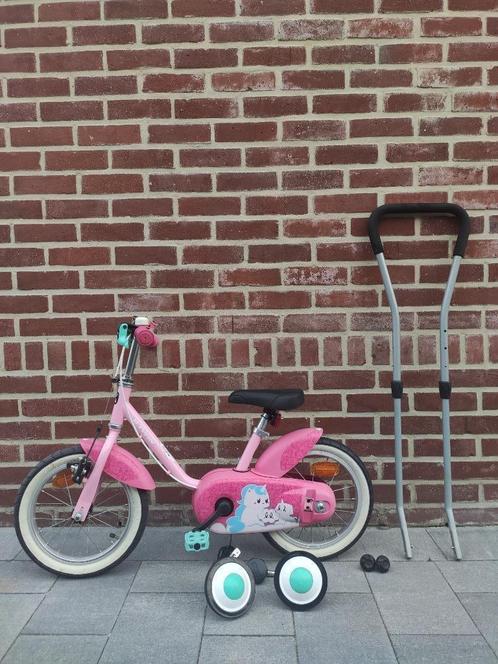 Kinderfiets btwin (14inch) + balanstrainer, Fietsen en Brommers, Fietsen | Kinderfietsjes, Zo goed als nieuw, Minder dan 16 inch