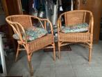 Rieten stoelen, Ophalen, Gebruikt, Riet of Rotan, Twee