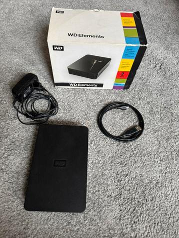 Western Digital Elements Desktop 2TB beschikbaar voor biedingen