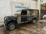 Land rover 109 lang benzinechassis voor complete onderdelen, Handgeschakeld, Defender, Bedrijf, Te koop