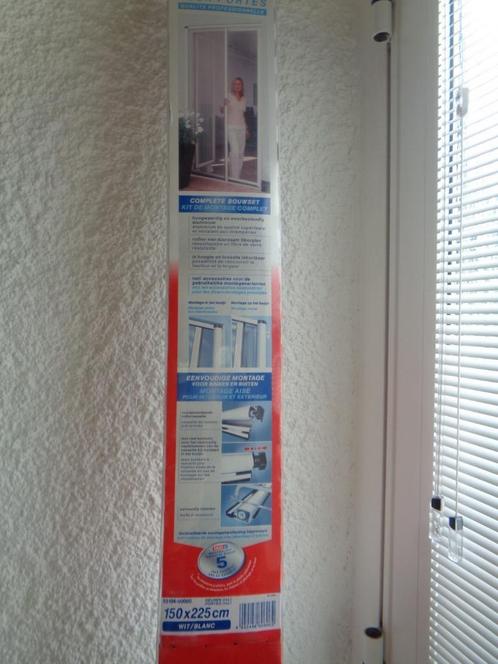 Moustiquaire blanc en Alu. Kid de montage complet. TESA., Doe-het-zelf en Bouw, Deuren en Vliegenramen, Nieuw, Hordeur, Ophalen