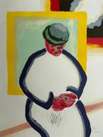 Roger Raveel | handgesigneerde litho | 'La Berceuse' | 1989, Ophalen of Verzenden