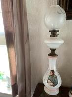 Oude Opaline Napoleon lampen met authentiek glas: uniek !, Antiek en Kunst, Ophalen