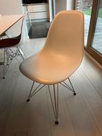 6 stuks Vitra Eames DSR stoel met verchroomd onderstel, Huis en Inrichting, Stoelen, Ophalen, Kunststof, Wit, Design