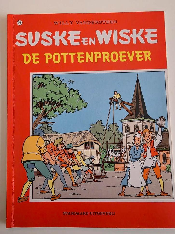 Suske en Wiske - 240 De pottenproever - Eerste druk, Boeken, Stripverhalen, Zo goed als nieuw, Eén stripboek, Ophalen of Verzenden