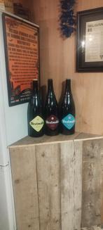3 grote decoratie flessen Westmalle, Ophalen, Zo goed als nieuw